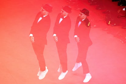 Jean Rene, alias JR, acude a la proyección de 'Flag Day"' en el Festival de Cannes.