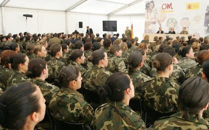 Acto de presentación del Observatorio de la Mujer en el Ejército.