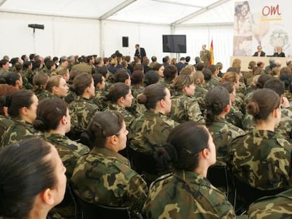 Acto de presentación del Observatorio de la Mujer en el Ejército.