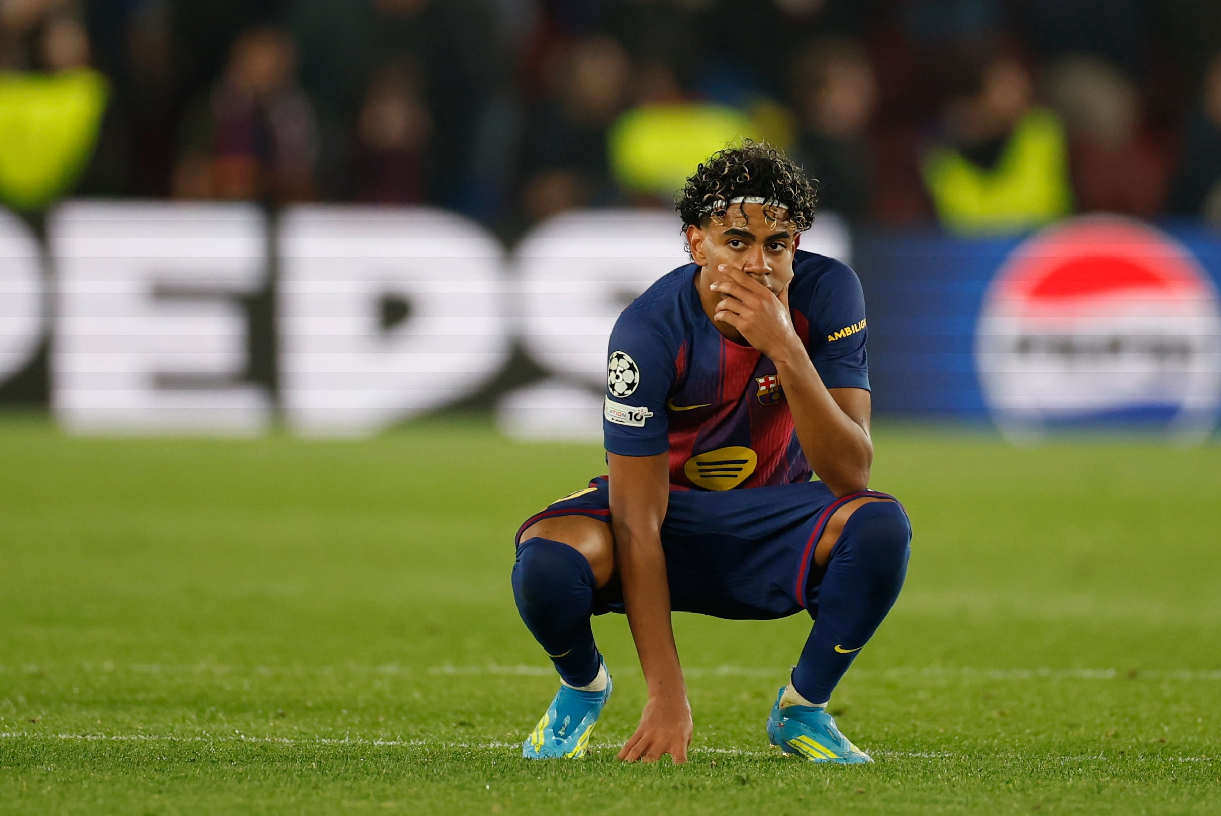 La soledad de Lamine Yamal: sin el respaldo de la afición, el delantero firmó sin éxito ante el Atlético 19 regates y 11 apariciones en el área