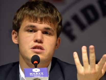 Carlsen, depois da partida.