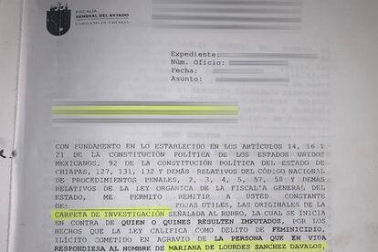 “Era sucia, desordenada, no hablaba con nadie...”. Así comienzan los primeros testimonios del expediente de Mariana Sánchez. 