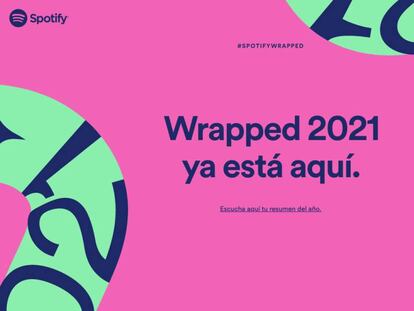 El resumen del año 2021 de Spotify ya está aquí.
