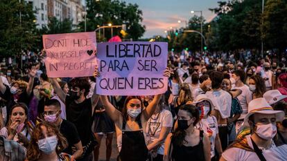 Manifestació de l'Orgull LGTBI a Madrid. 