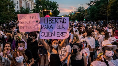 Manifestació de l'Orgull LGTBI a Madrid.