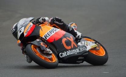 Marc Marquez, en el circuito de Le Mans.