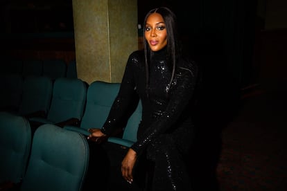 Naomi Campbell, en la presentación de la nueva colección de Michael Kors este martes.