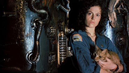 Sigourney Weaver, in a promotional image for 'Alien.'