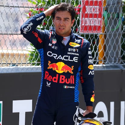 Checo Pérez en el Gran Premio de Mónaco