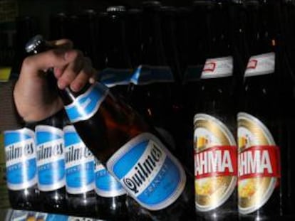 El fabricante de bebidas Ambev, que posee la marca Brahma y es dueño también de la cervecería argentina Quilmes, lideró la lista por valor de mercado de las empresas latinoamericanas en 2012. EFE/Archivo