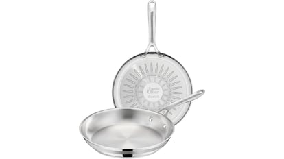 Las sartenes Tefal Jamie Oliver se han fabricado con un 90% de acero inoxidable reciclado.