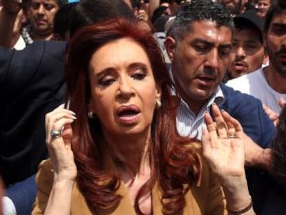 Cristina Fernandez de Kirchner en Buenos Aires a finales de octubre. 