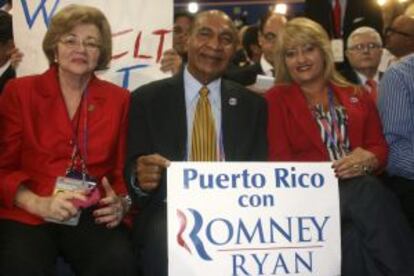 Varios delegados del Partido Republicano en Puerto Rico.