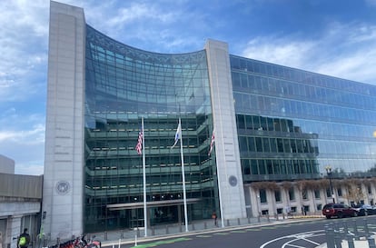 La sede de la Comisión de Valores y Bolsa de Estados Unidos (la SEC) en Washington, en una imagen de 2024.