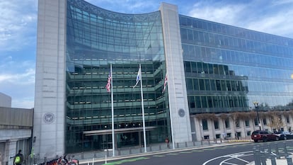 La sede de la Comisión de Valores y Bolsa de Estados Unidos (la SEC) en Washington.