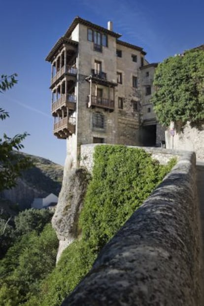 Una casa colgada de Cuenca. 