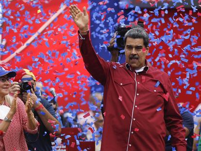 Cilia Flores, junto a Nicolás Maduro, en una imagen de archivo.