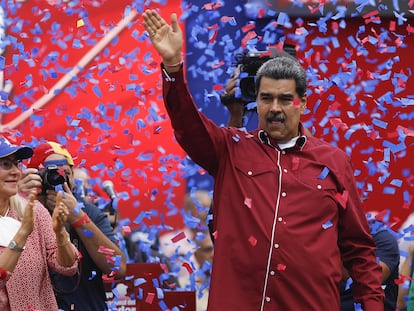 Cilia Flores, junto a Nicolás Maduro, en una imagen de archivo.