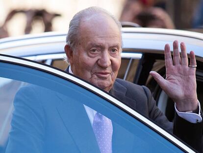 El rey Juan Carlos I, en abril de este año en Palma de Mallorca.. 