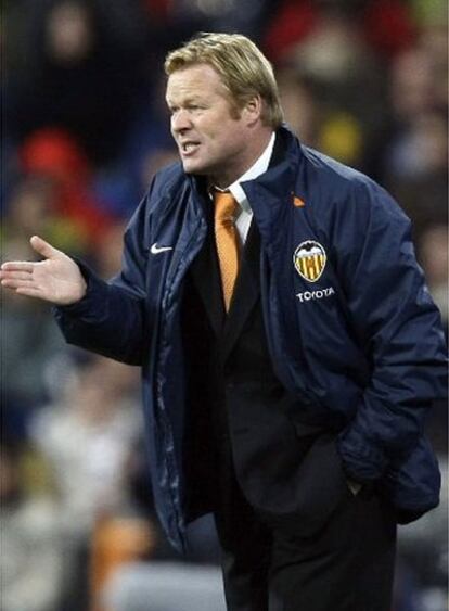 Ronald Koeman, en el Bernabéu