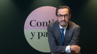 Enrique Sanz Fernández-Lomana, presidente de la Mutualidad de la Abogacía. Foto: Pablo Monge.