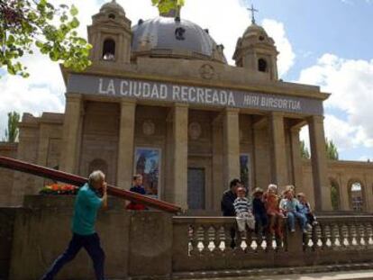 Imagen de archivo del Monumento a los Caídos, en Pamplona.  