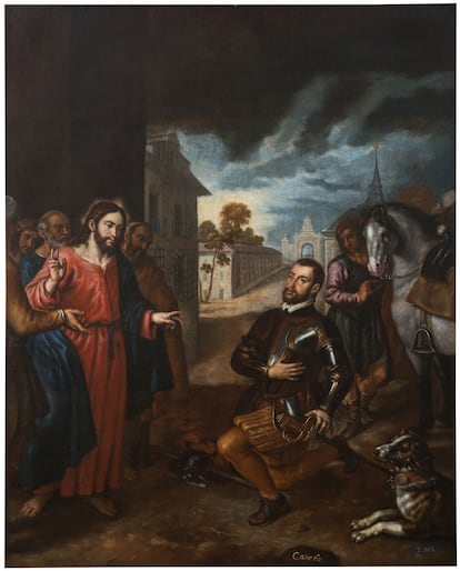 'Christ and the Centurion,' a work by Francisco Caro, on display in the Prado Museum in Madrid. Painted near the end of the 17th century, it’s a representation of one of the best-known episodes of the Gospel, which continues to be the subject of debate.