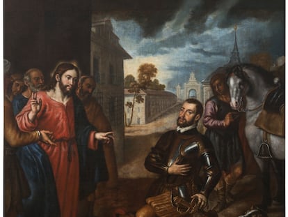 'Cristo y el centurión', obra de Francisco Caro perteneciente al Museo del Prado y pintada en el segundo tercio del siglo XVII, es una de las representaciones de este conocido episodio del Evangelio que sigue siendo objeto de debate.