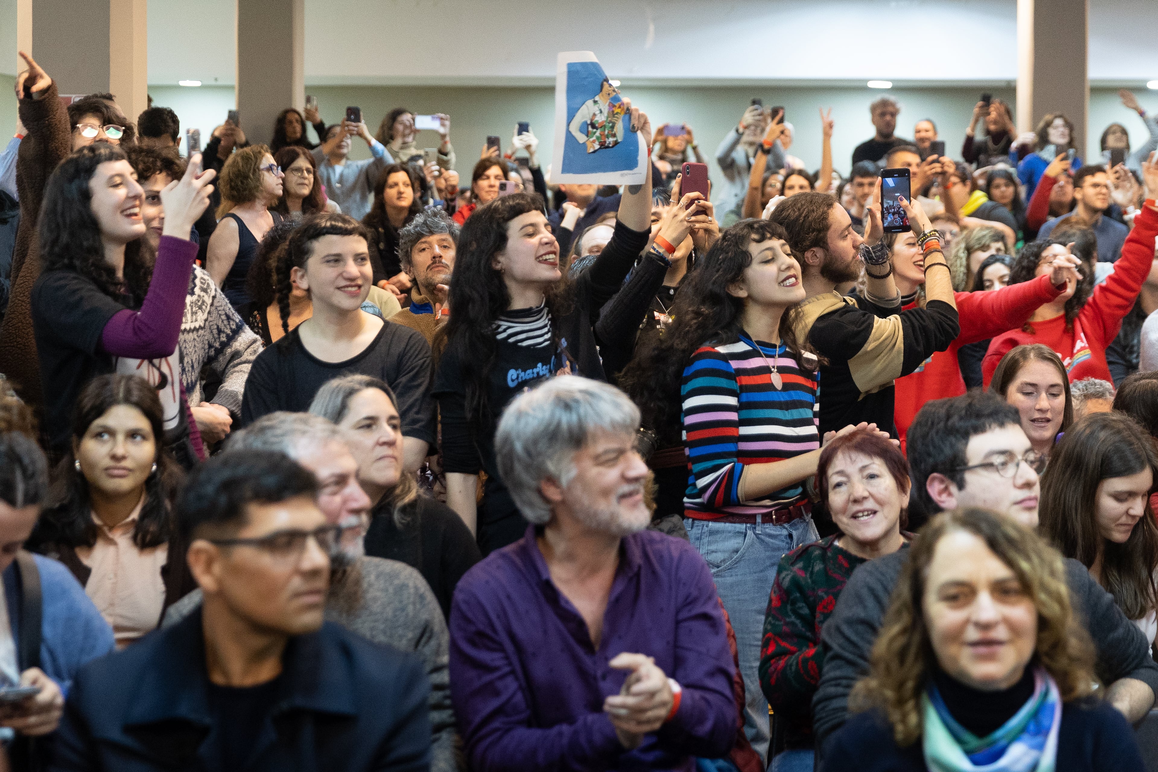 Aula Magna de la Fac. de Filosofía y Letras en Buenos Aires (Argentina). 