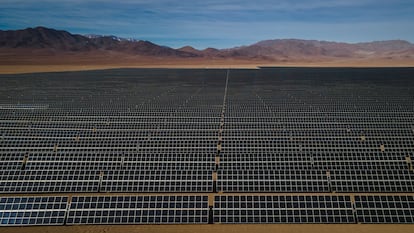 Planta Solar Guanchoi en la región de Atacama, Chile