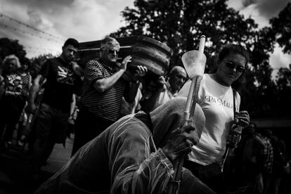 Procesión de Santa Marta de Ribarteme. As Neves (Pontevedra), 29/07/19.