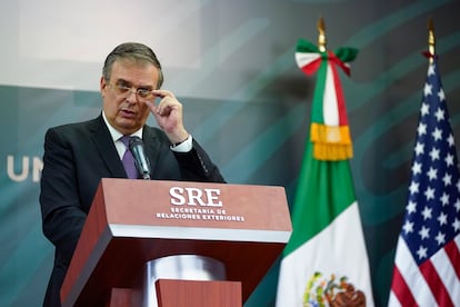 El secretario de Relaciones Exteriores de México, Marcelo Ebrard.