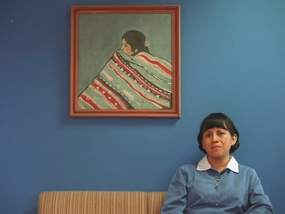 La activista Digna Ochoa, en septiembre de 2000, en Washington.