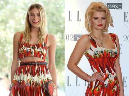 Dree Hemingway vs. Pixie Geldof: ¿Quién lleva mejor las guindillas de Dolce & Gabbana?