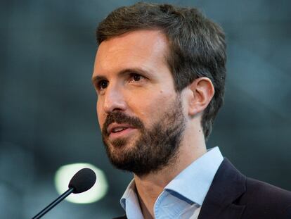 Popular Party leader Pablo Casado.