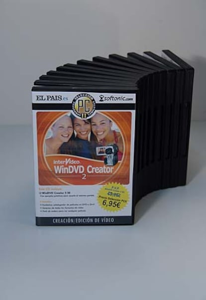 Win DVD Creator, herramienta para crear proyectos multimedia personalizados.
