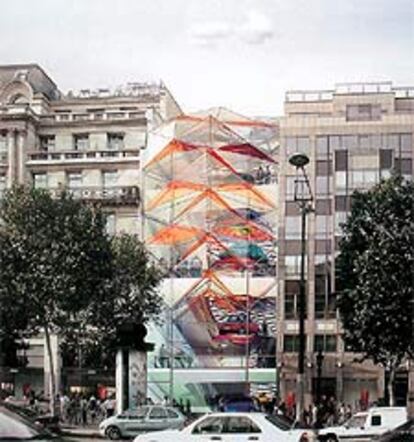 Manuelle Gautrand renovará la imagen del histórico escaparate de Citroën en los Campos Elíseos de París.