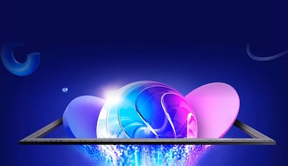 Sensor ISOCELL HP5 de Samsung con imagen de fondo