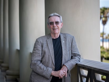 El investigador francés Jean-Pierre Sauvage, ganador del Nobel de Química, en un hotel de Valencia, a principios de junio.