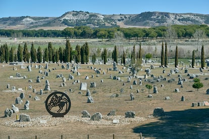 Necrópolis de Las Ruedas en las ruinas de la ciudad Vaccea de Pintia, en Padilla de Duero (Valladolid).