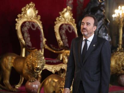 El magistrado del Tribunal Supremo Manuel Marchena, en el Palacio Real de Madrid, en octubre.