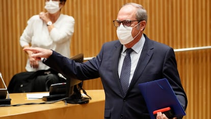 Ángel Gabilondo, en una comparecencia en el Senado, en octubre.