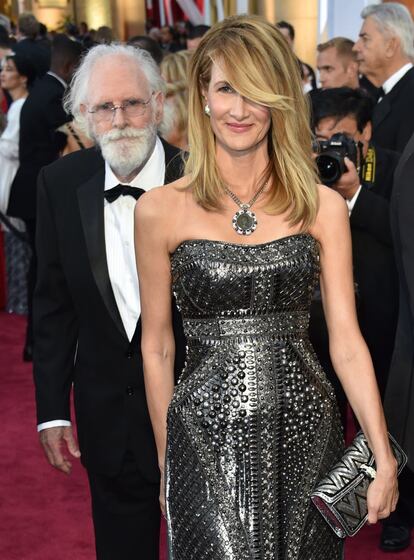 Laura Dern, nominada per 'Alma salvaje', i el seu pare Bruce Dern.