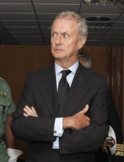 Pedro Morenés, el martes, en Almería.