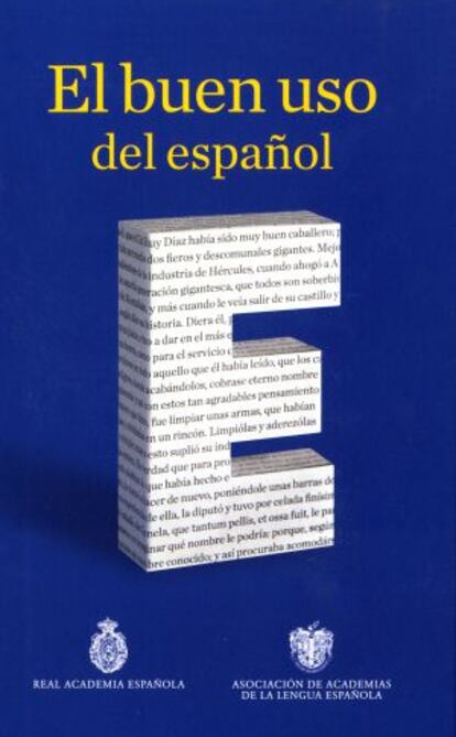 Portada del volumen de la RAE 'El buen uso del español'.