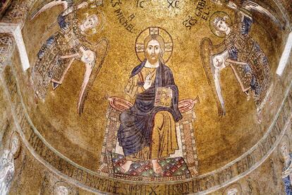 Mosaico de la catedral de Santa Mara Assunta, junto a Fondamenta Nuove, los muelles desde donde parten los 'vaporettos' a las islas cercanas a Venecia.