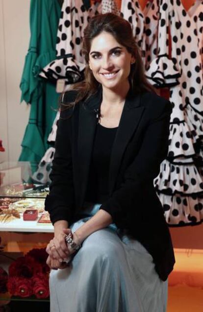 Lourdes Montes en febrero en Madrid.