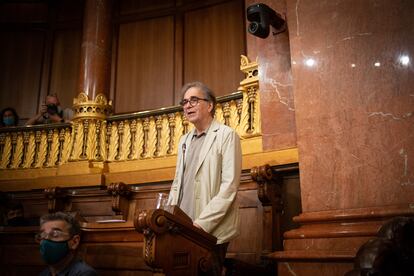 El ministro de Universidades, Joan Subirats, en julio pasado en Barcelona.