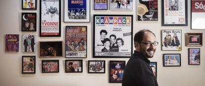 Jordi Sánchez, el popular Recio Matamoros de 'La que se avecina', retratado en su casa en Barcelona.