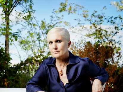 Maria Grazia Chiuri, directora creativa de Dior, fotografiada en junio de 2022 en París.